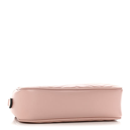 Gucci Calfskin Matelasse Small GG Marmont Chain Shoulder Bag Perfect Pink 4 of 12