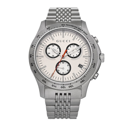 Gucci Stainless Steel 46mm G-Timeless Chronograph Quartz Watch 1 of 4