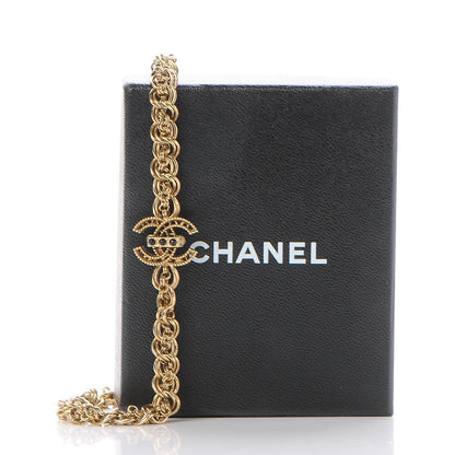 Chanel Chain CC Short Necklace Gold 7 of 7
