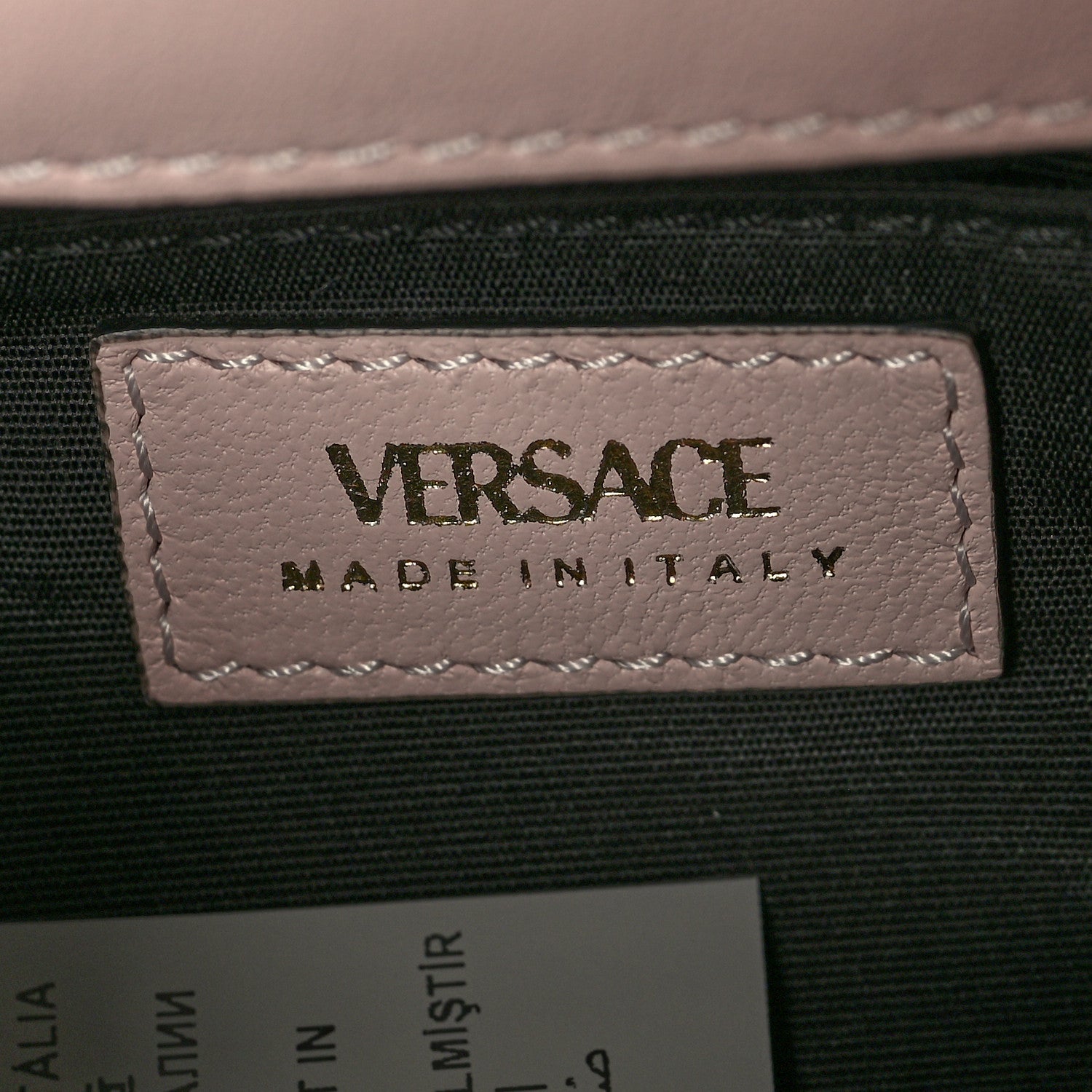 Versace Nappa Quilted Small Medusa Chain Crossbody Light Pink 6 of 10