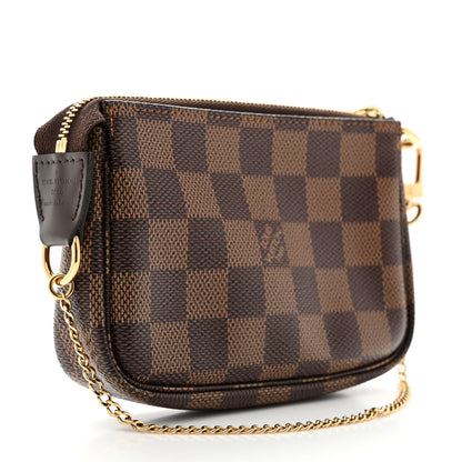 Louis Vuitton Damier Ebene Mini Pochette Accessories 3 of 8