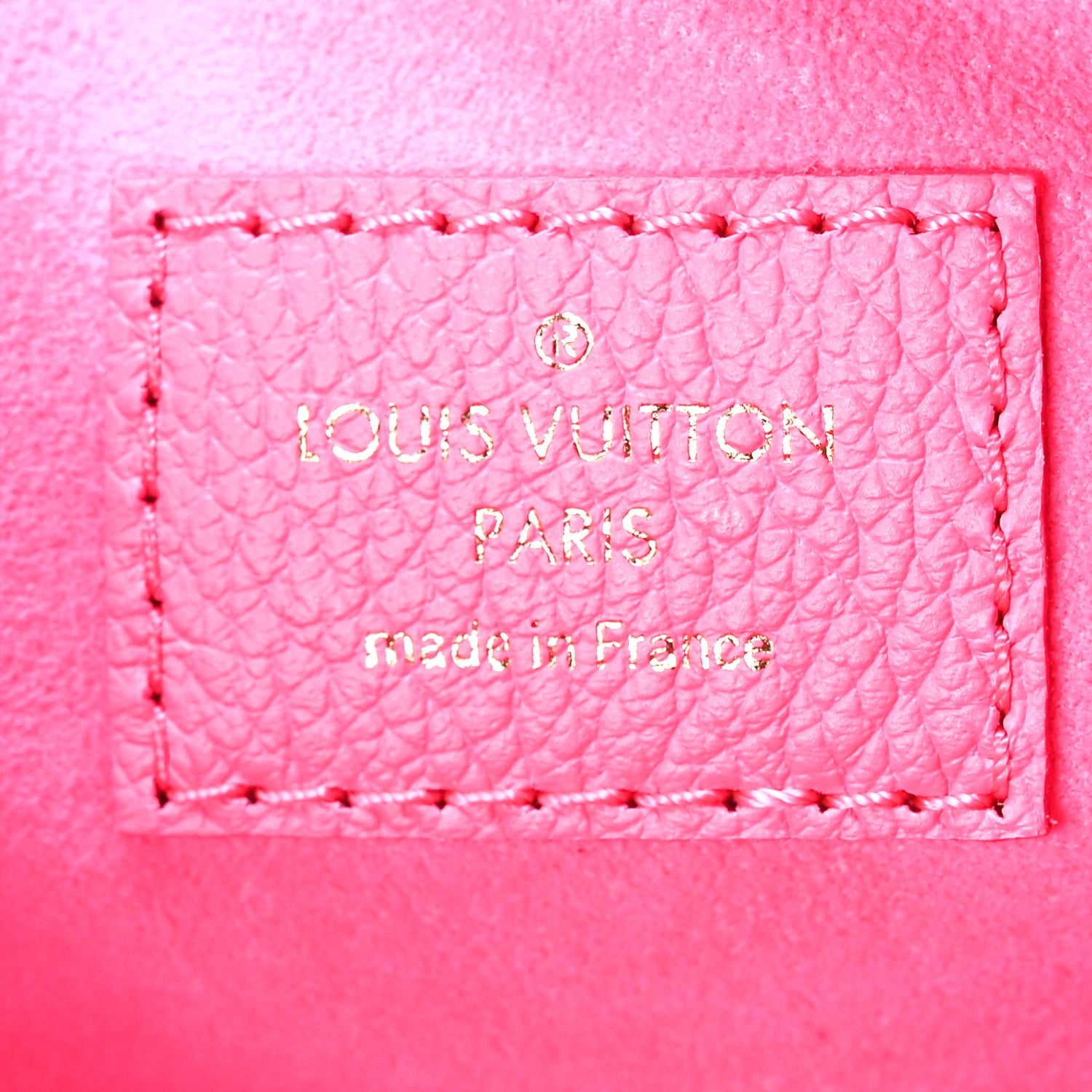 Louis Vuitton Calfskin Embossed Monogram Coussin BB Rose Fluo 6 of 10