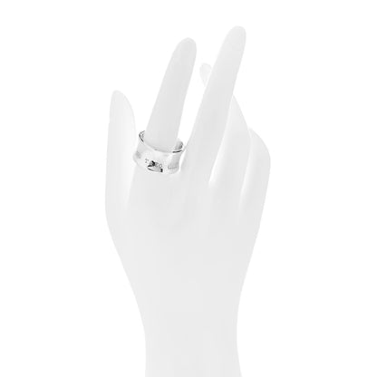 Tiffany Sterling Silver Wide 1837 Ring 58 8.5 2 of 4