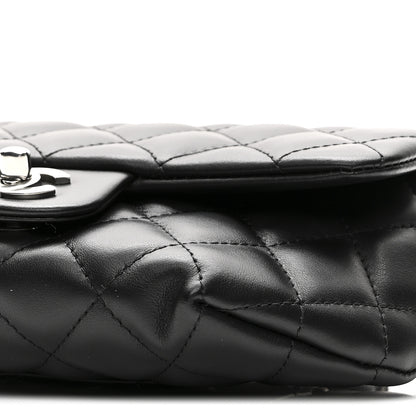 Chanel Calfskin Quilted CC Uniform Flap Belt Bag Black 10 of 10