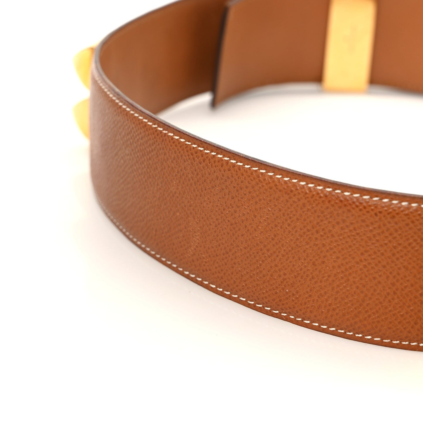 Epsom Collier De Chien CDC Belt 80 32 Gold