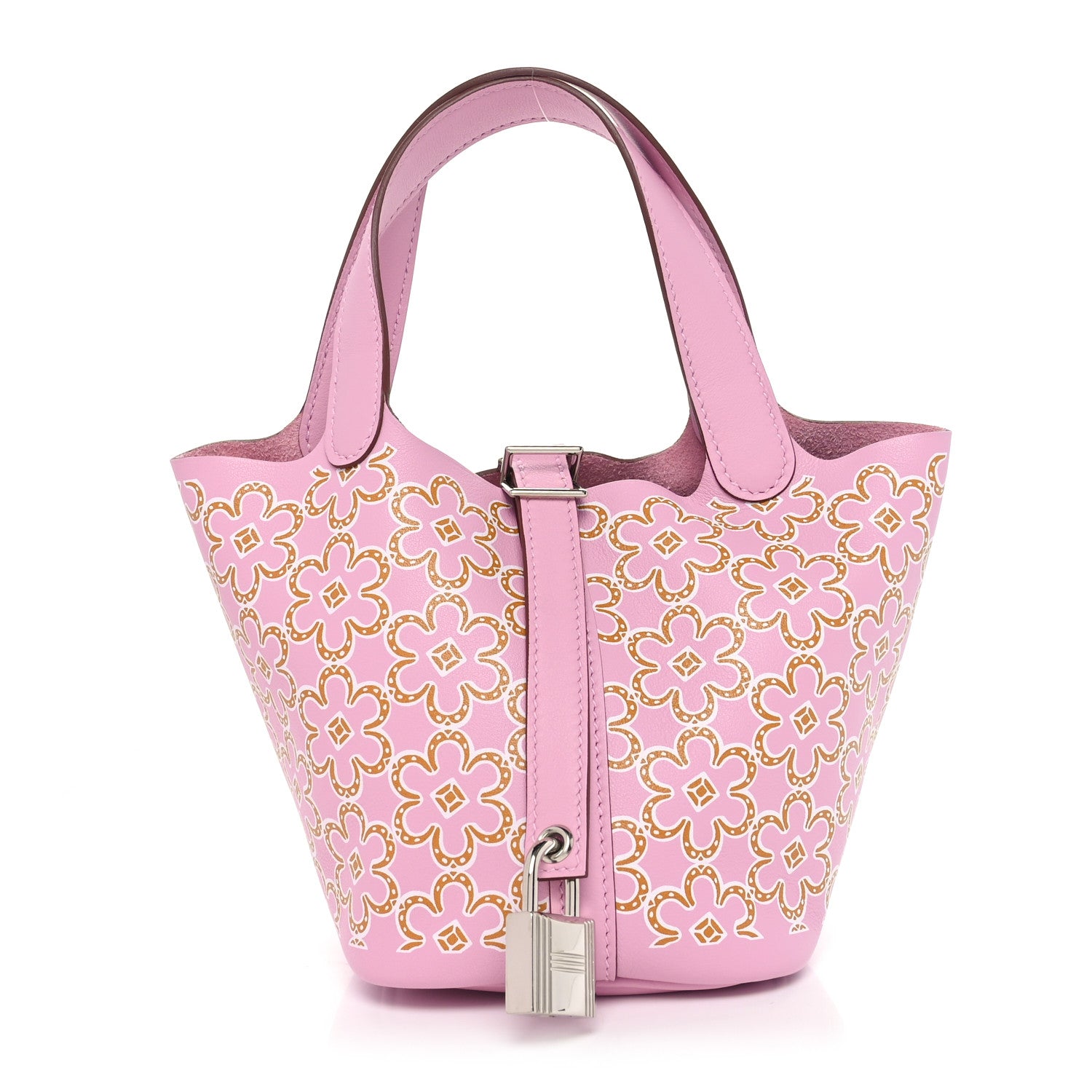 Hermes Swift Micro Lucky Daisy Picotin Lock Mauve Sylvestre 1 of 11