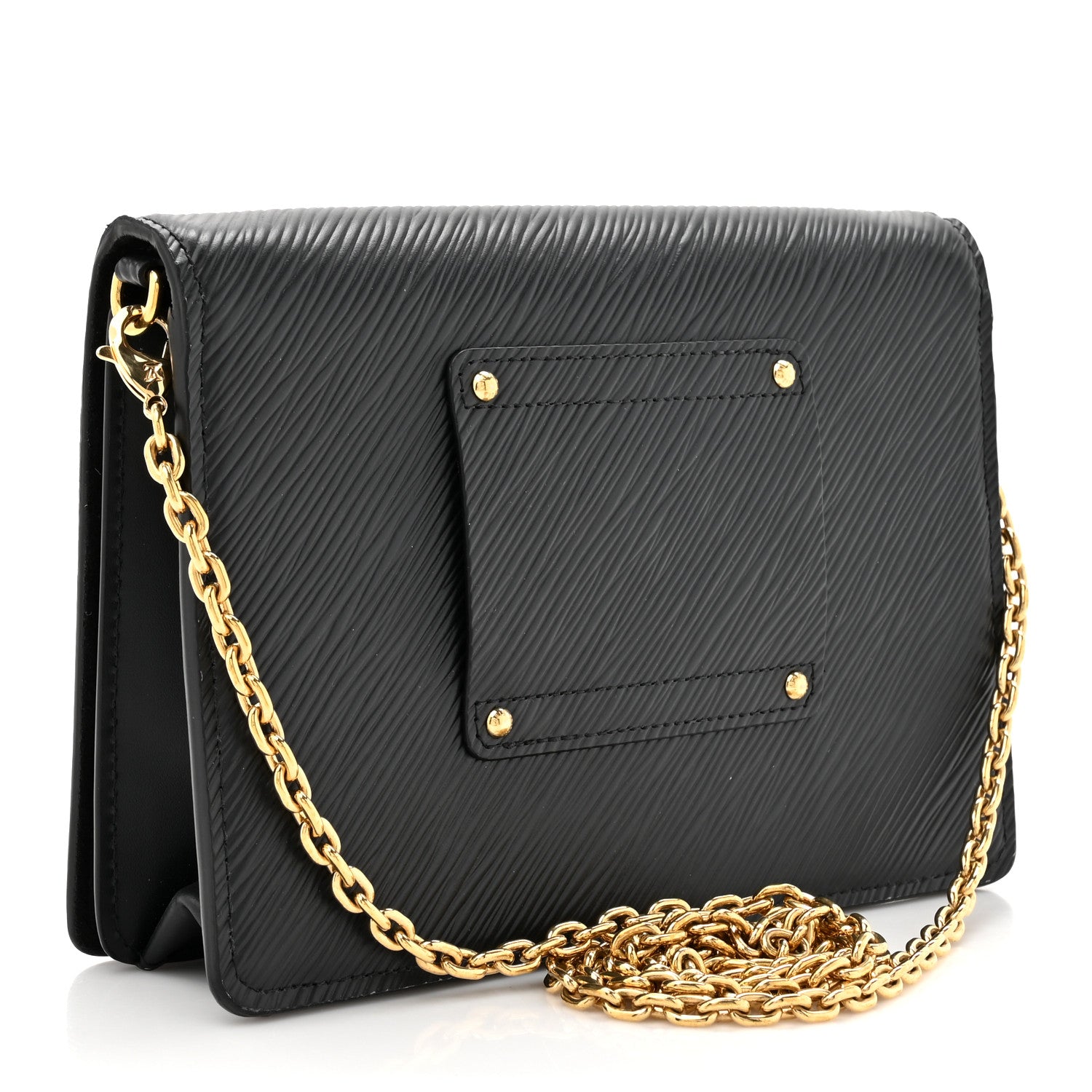 Louis Vuitton Epi Twist Belt Chain Wallet Black 3 of 12