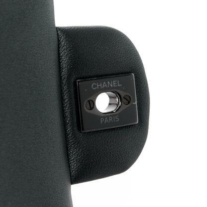Chanel Lambskin Quilted Mini Rectangular Flap So Black 7 of 12
