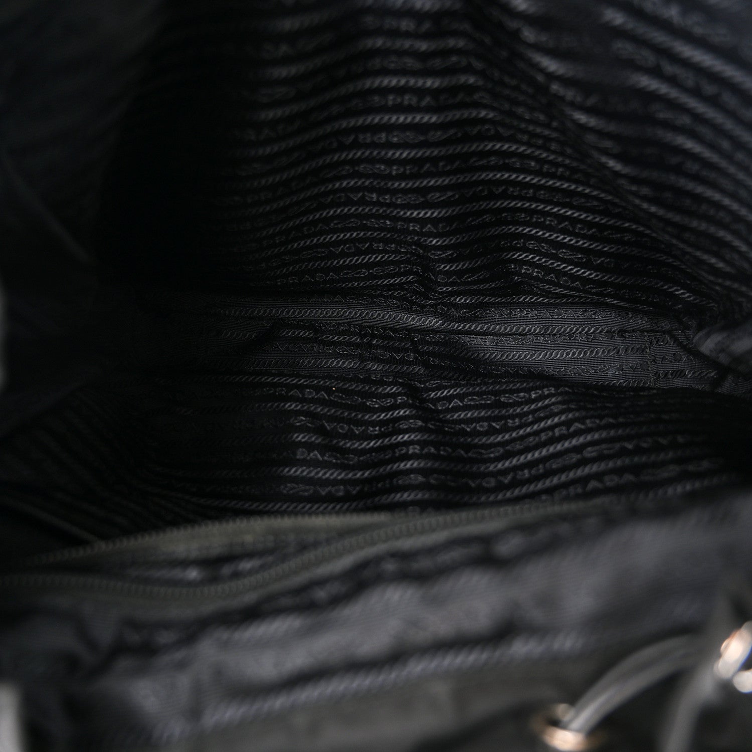 Prada Tessuto Nylon Saffiano Vela Quilted Backpack Black 5 of 19