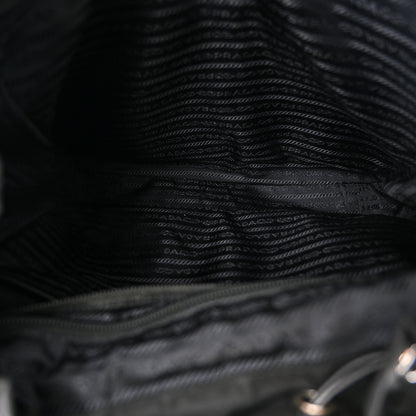 Prada Tessuto Nylon Saffiano Vela Quilted Backpack Black 5 of 19