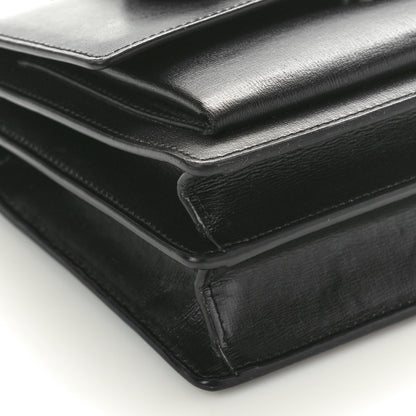 Saint Laurent Calfskin Medium Monogram Sunset Black 9 of 11