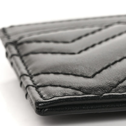Gucci Calfskin Matelasse GG Marmont Card Holder Black 7 of 8
