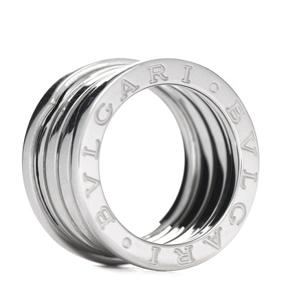 Bulgari 18K White Gold B.Zero1 Four-Band Ring 48 4.5 4 of 6