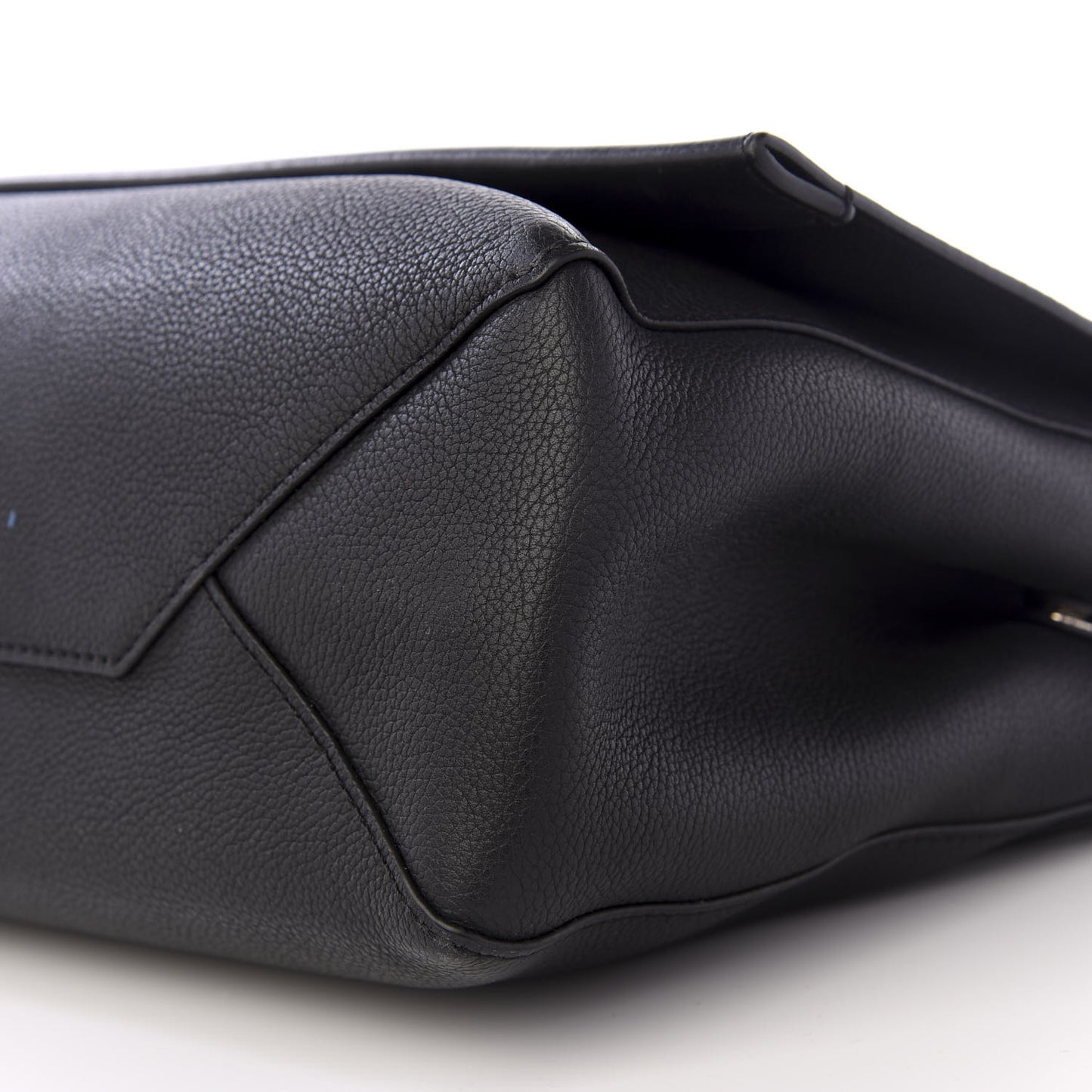 Soft Calfskin Lockme II Top Handle Black