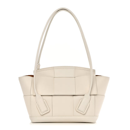 Bottega Veneta French Calfskin Maxi Intrecciato Small Arco Bianco 1 of 15