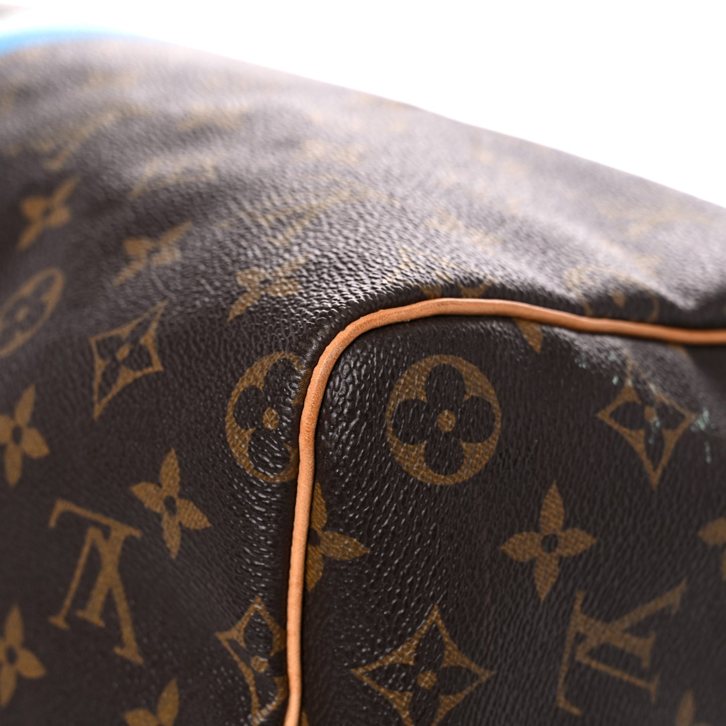 Monogram My LV Heritage Speedy Bandouliere 40 Gris Blue Clair