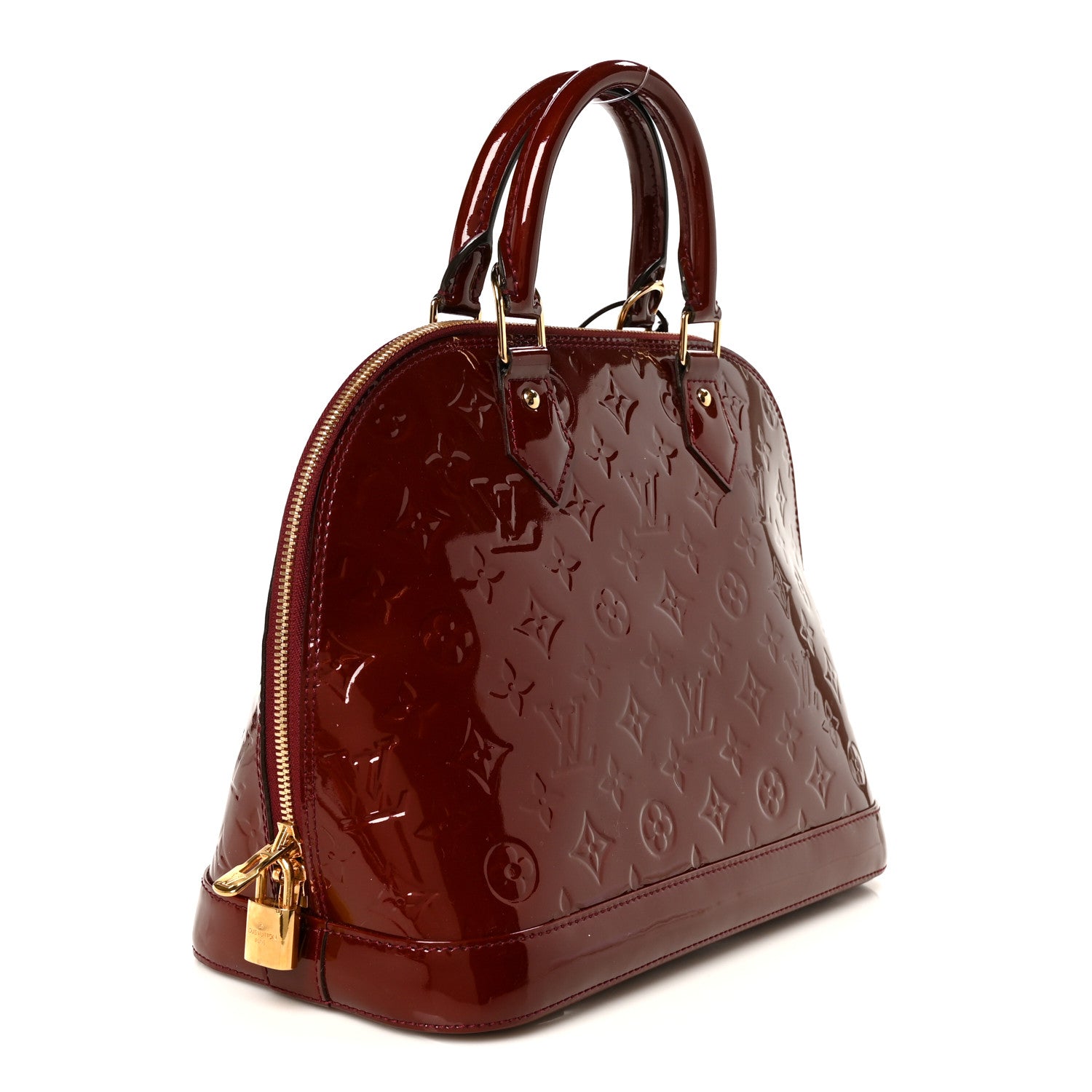 Louis Vuitton Vernis Alma PM Rouge Fauviste 3 of 11