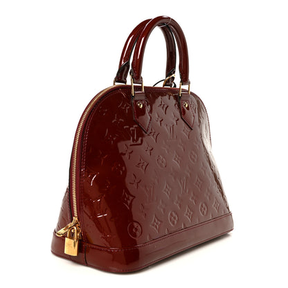 Louis Vuitton Vernis Alma PM Rouge Fauviste 3 of 11