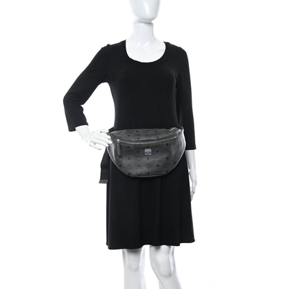MCM Visetos Stark Belt Bag Grey 2 of 10