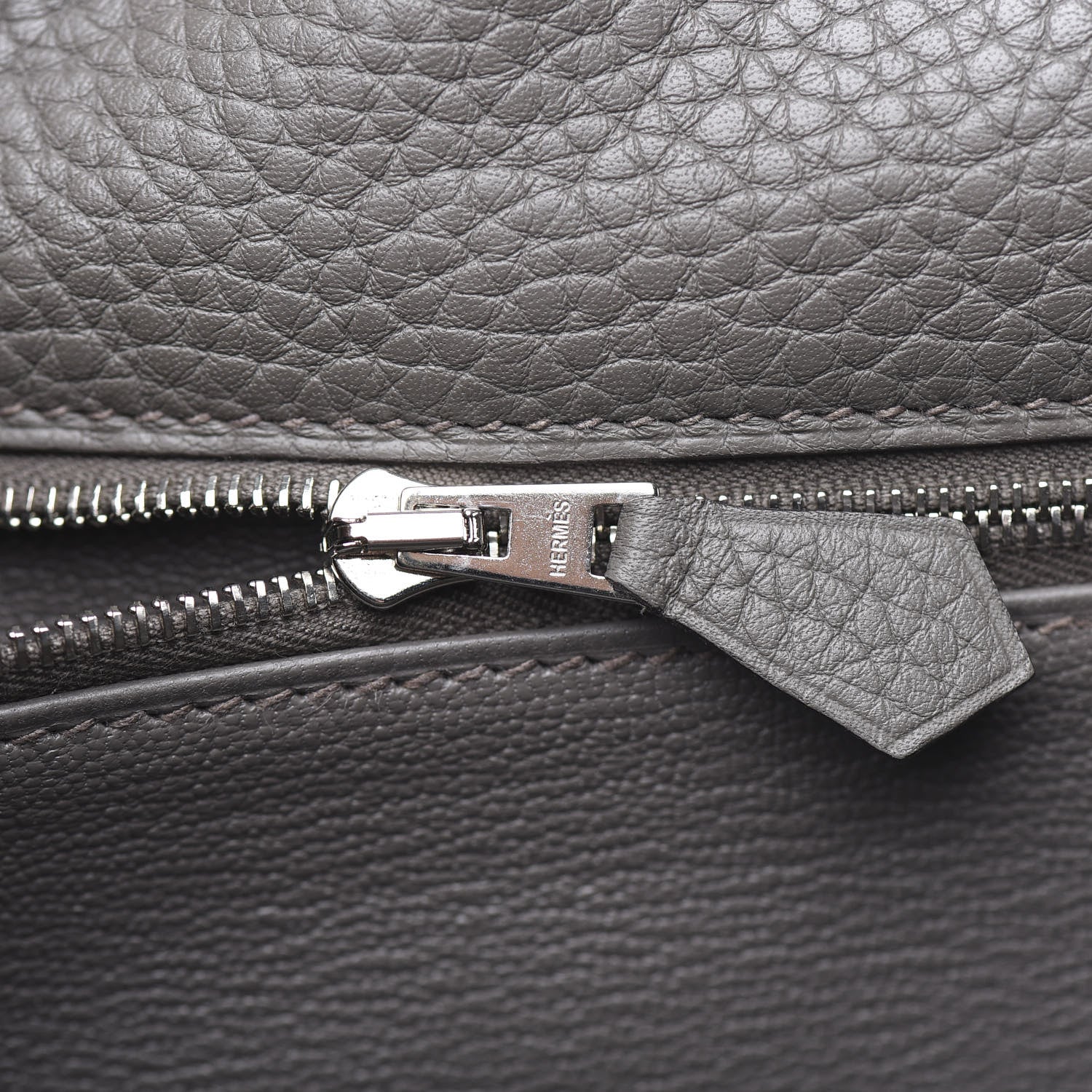 Hermes Taurillon Clemence Kelly Retourne 35 Etain 13 of 30