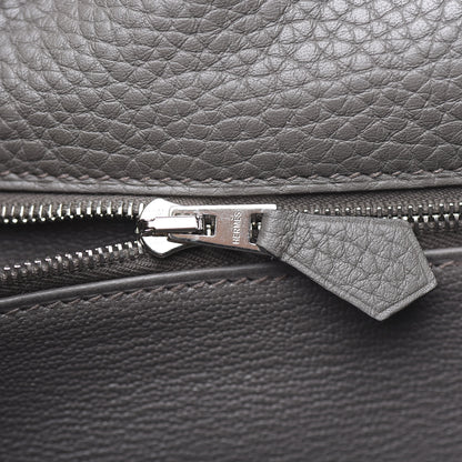 Hermes Taurillon Clemence Kelly Retourne 35 Etain 13 of 30