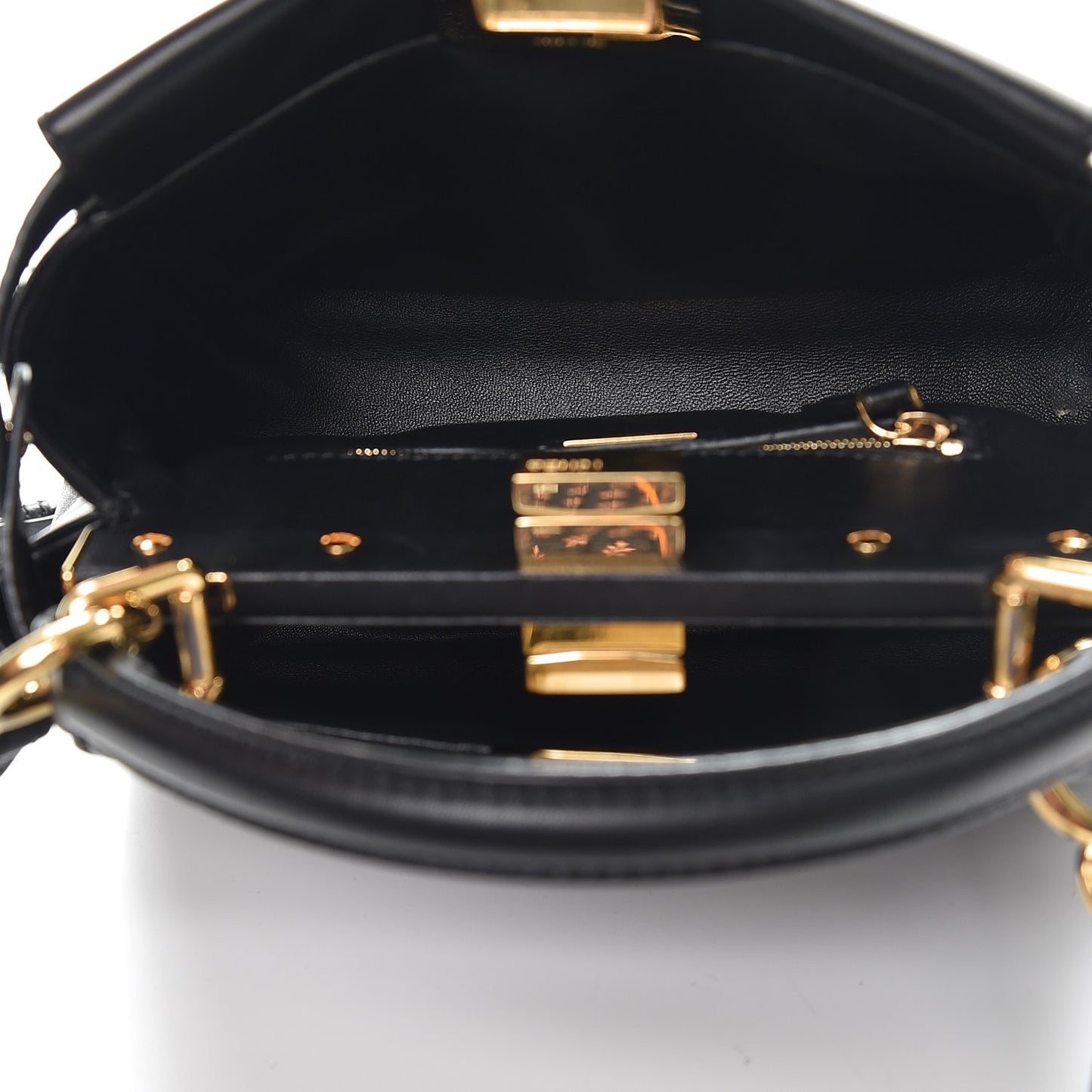 Nappa Mini Peekaboo Iconic Satchel Black
