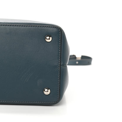 Fendi Vitello Dolce Century Petite 2Jours Tote Pavone Albicocca 8 of 15
