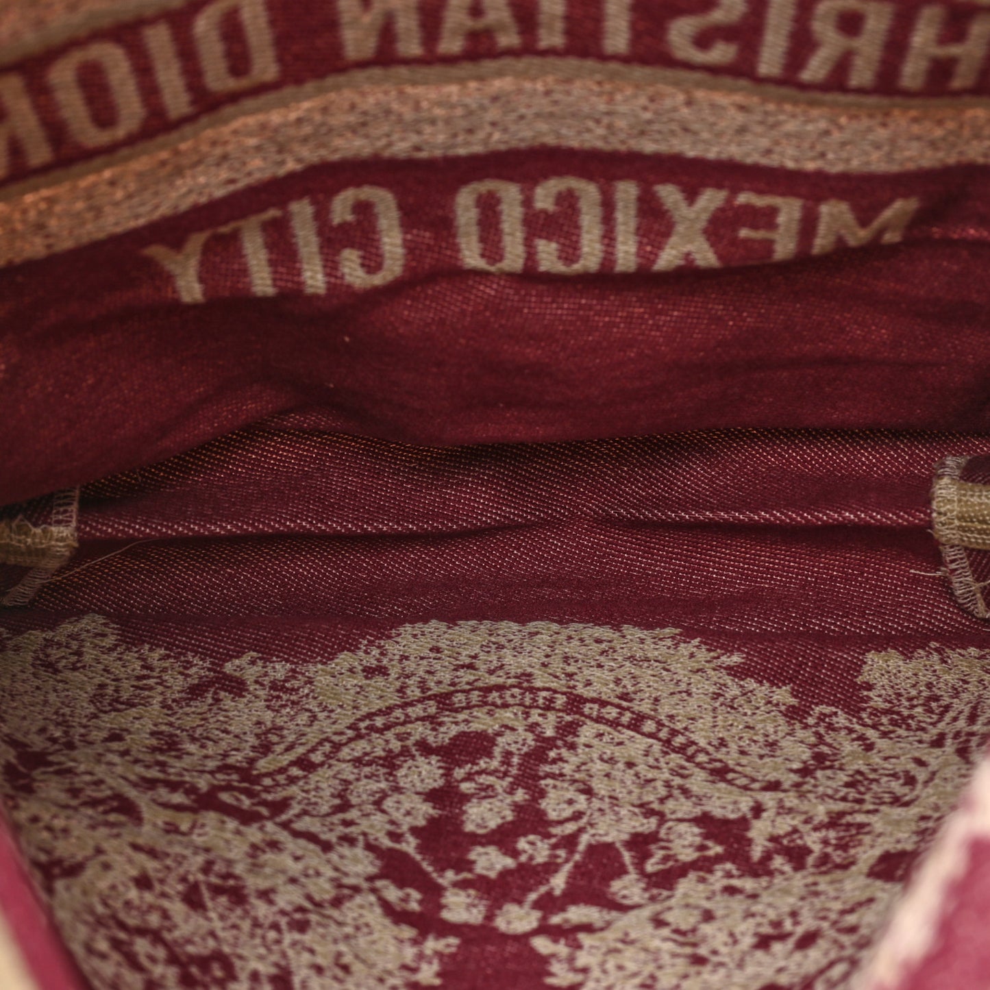 Canvas Print Cruise 2024 Mexico City Tote Ivory Burgundy