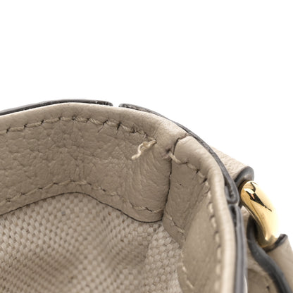 Gucci GG Supreme Monogram Textured Dollar Calfskin Web Mini Ophidia Envelope Shoulder Bag Beige Mystic White Oatmeal 11 of 13