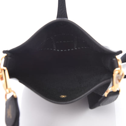 Hermes Taurillon Clemence Evelyne TPM Black 5 of 11