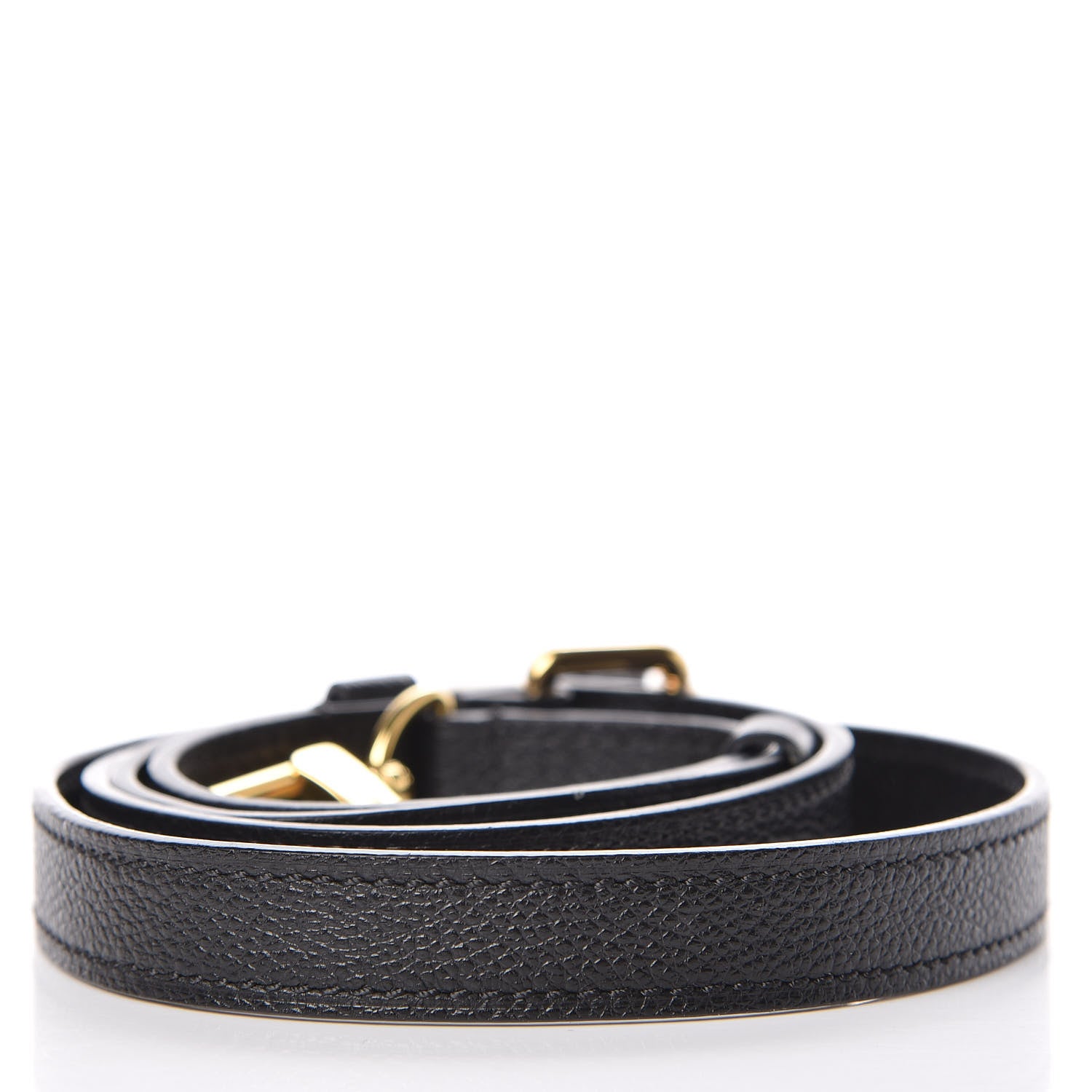 Louis Vuitton Calfskin Metis Adjustable Shoulder Strap Black 2 of 3