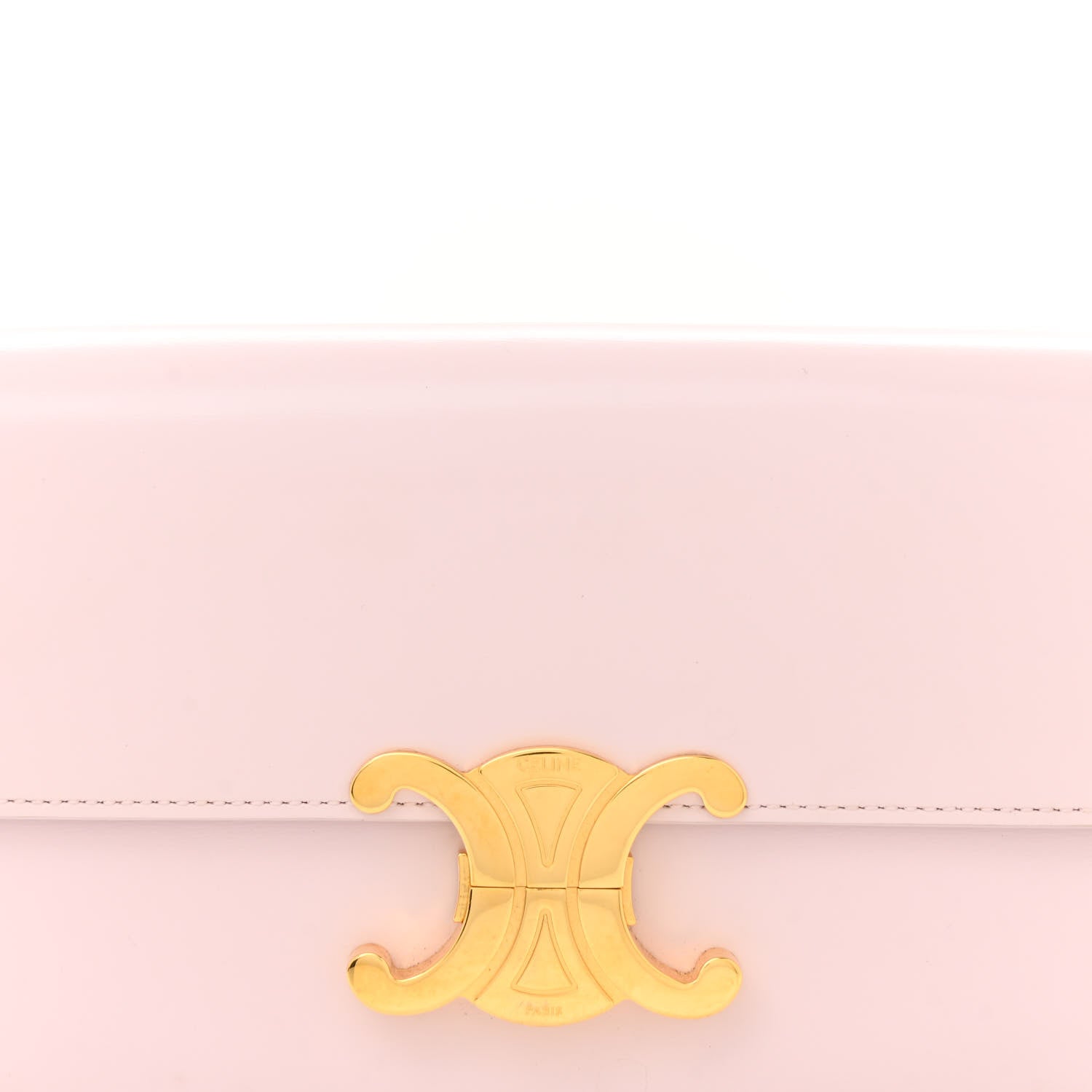 Celine Shiny Calfskin Triomphe Lilac 9 of 14