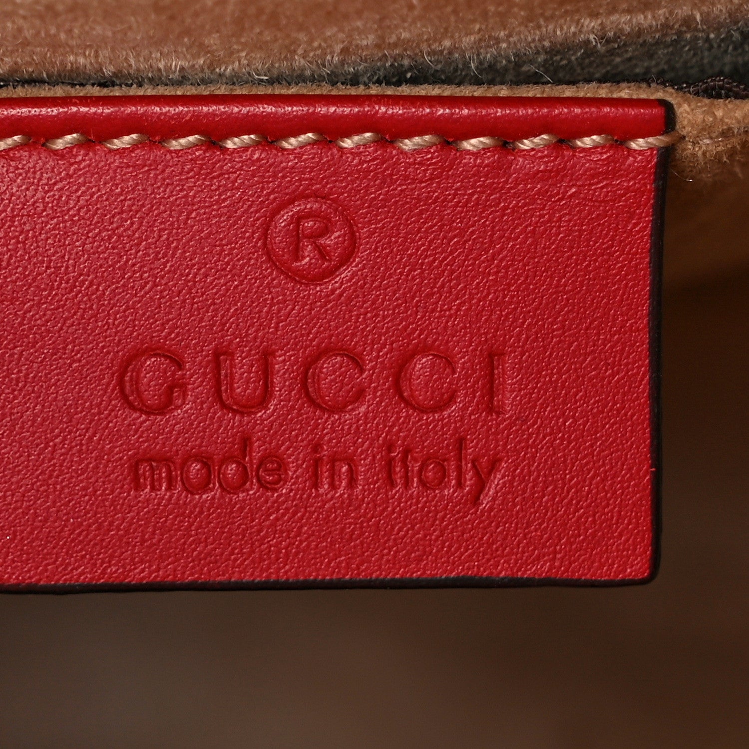 Gucci Calfskin Mini Sylvie Top Handle Bag Hibiscus Red 6 of 9