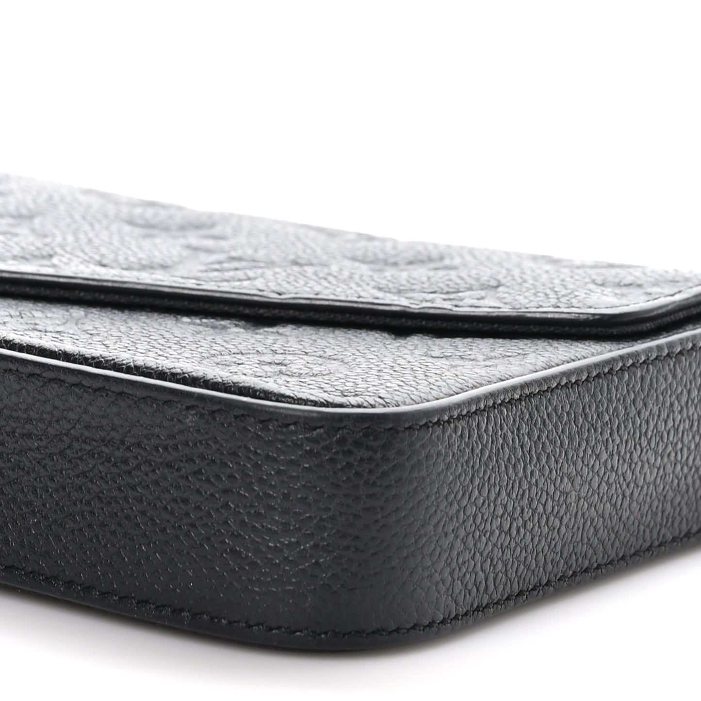 Empreinte Pochette Felicie Chain Wallet Black