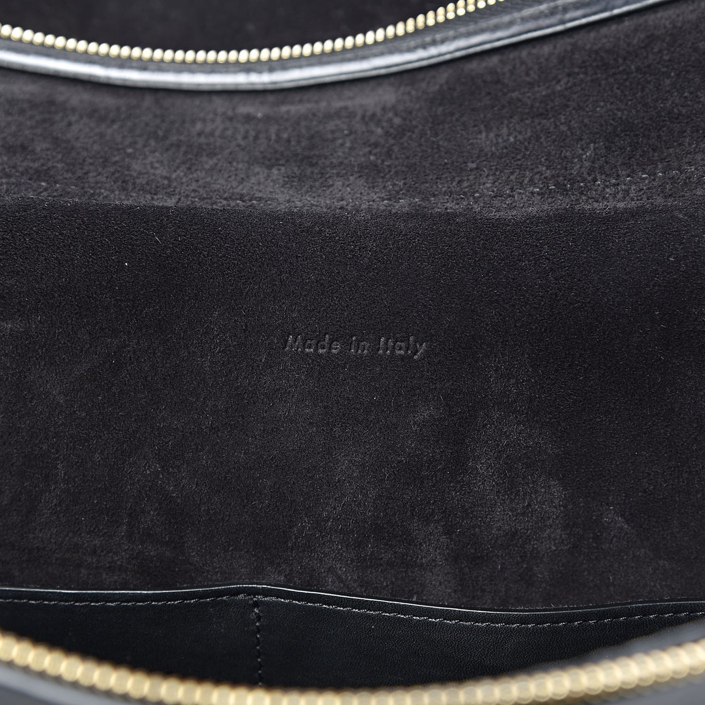 Calfskin Crocodile Embossed Small Belt Bag Black