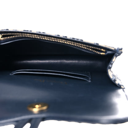 Christian Dior Oblique Saddle Belt Bag Blue 5 of 17