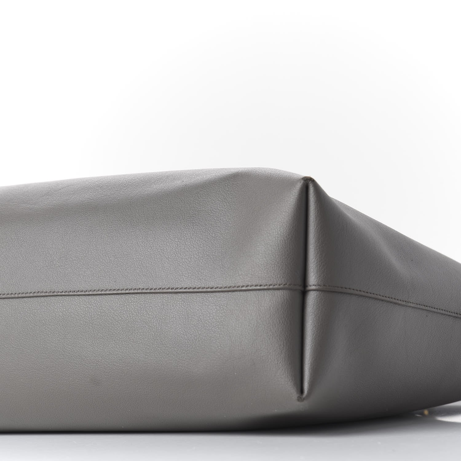 Saint Laurent Calfskin Large Shopping Tote Fog 6 of 11