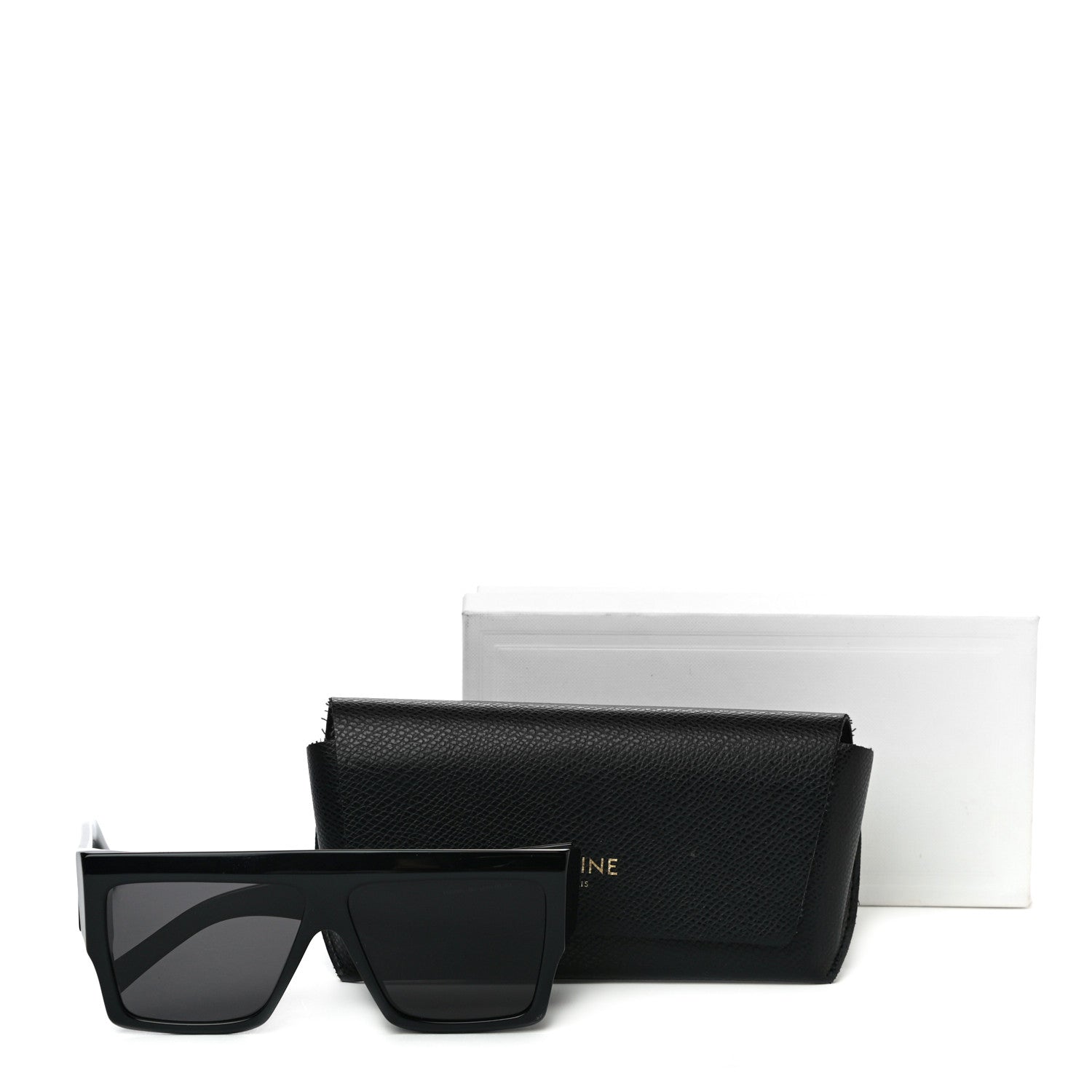 Celine Rectangular Sunglasses CL400921 Black 7 of 7