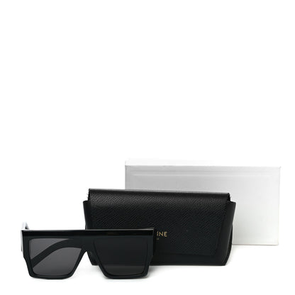 Celine Rectangular Sunglasses CL400921 Black 7 of 7