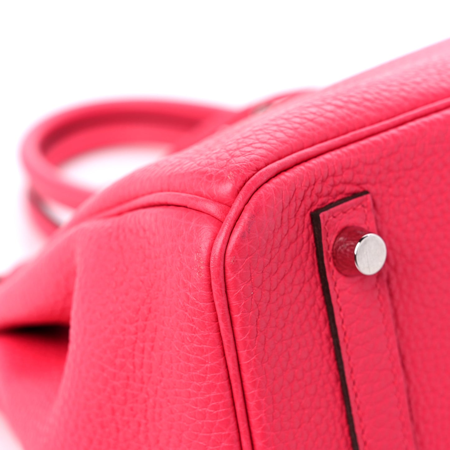 Taurillon Clemence Birkin 30 Rose Extreme