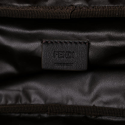 Fendi Wool FF 1974 Organizer Beige Cammello Sand 7 of 11