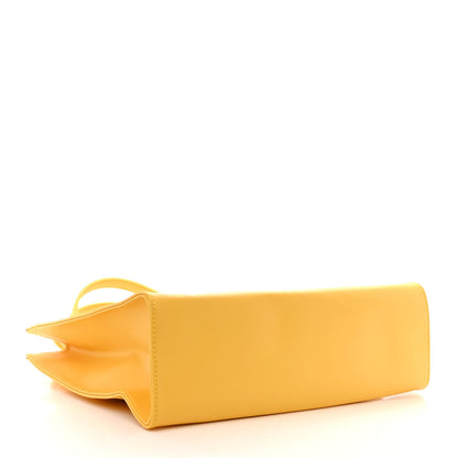 Telfar Vegan Leather Medium Shopping Bag Yellow 4 of 11