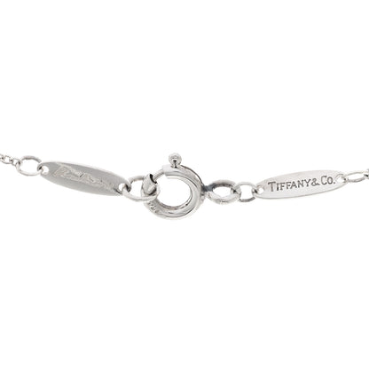 Tiffany Sterling Silver 9mm Elsa Peretti Bean Pendant Necklace 4 of 4