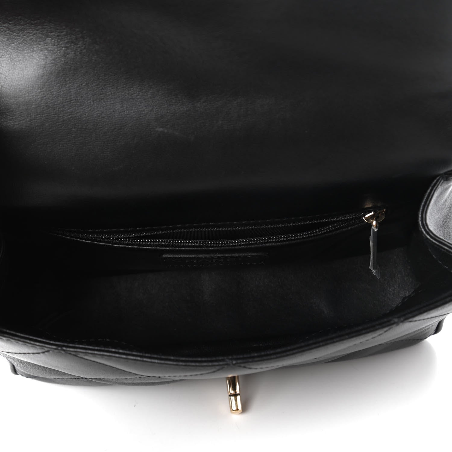 Chanel Lambskin Quilted Small Easy Carry Flap Black 5 of 10