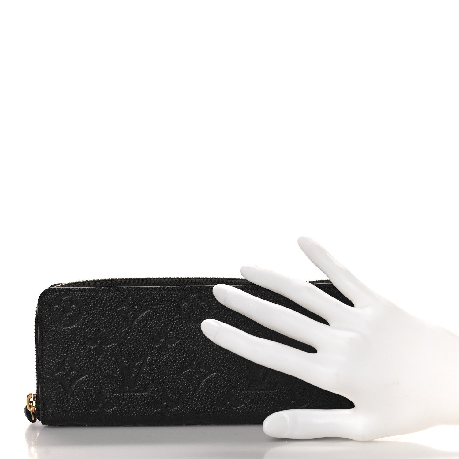 Louis Vuitton Empreinte Clemence Wallet Black 2 of 10