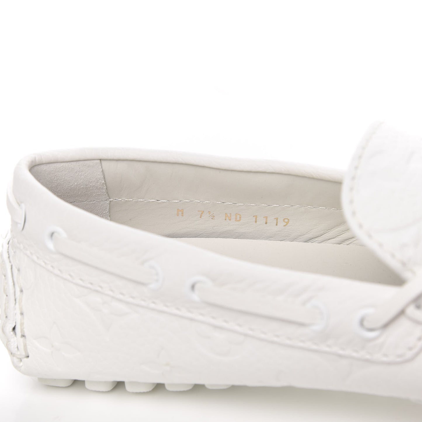Empreinte Arizona Car Shoe Moccasin Loafers 7.5 White