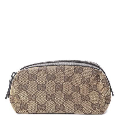 Gucci Monogram Small Balthus Cosmetic Case Beige Ebony Cocoa 1 of 8