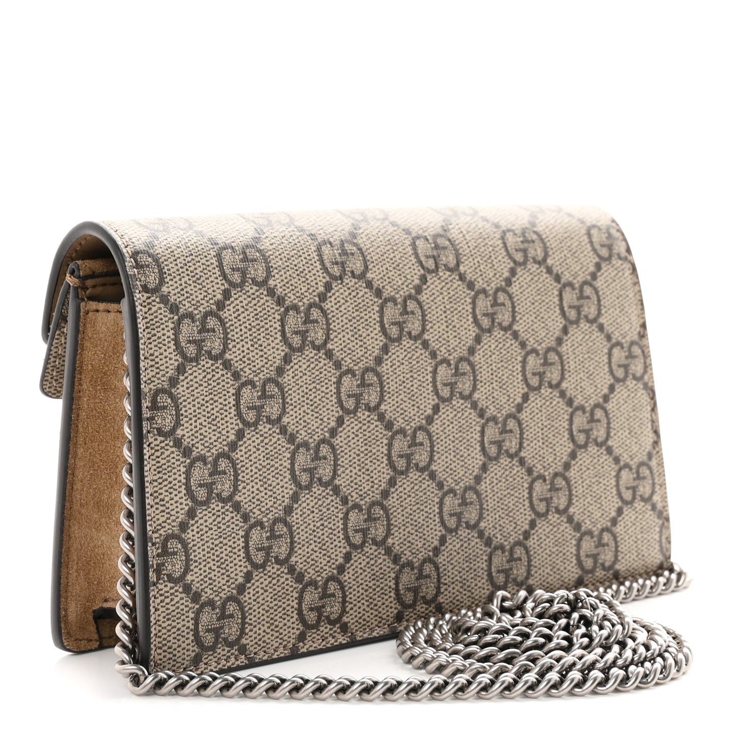 GG Supreme Monogram Super Mini Dionysus Shoulder Bag Taupe