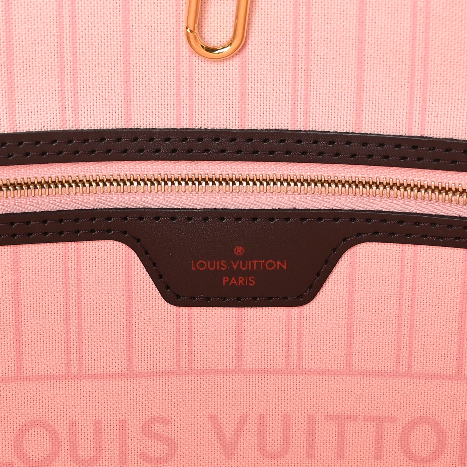 Louis Vuitton Damier Ebene Neo Neverfull MM Rose Ballerine 7 of 10