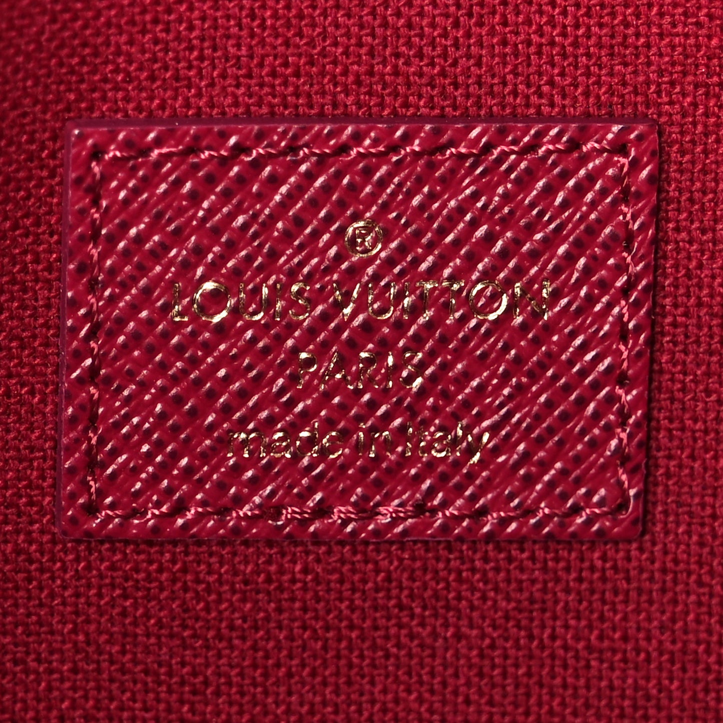 Monogram Pochette Felicie Chain Wallet Fuchsia
